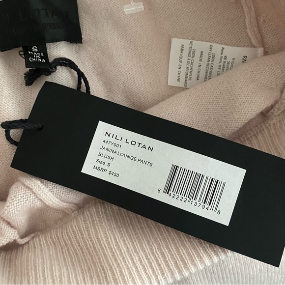 Nili Lotan Janina Cashmere Lounge Jogger Pants - Picture 7 of 8